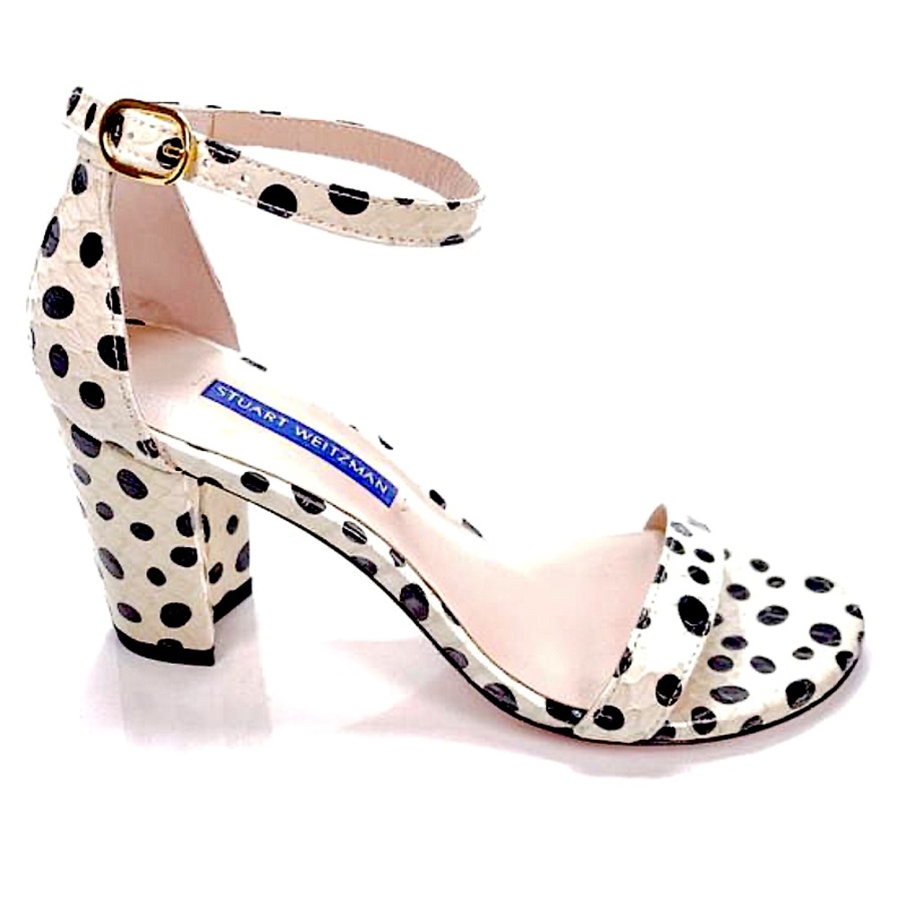 Stuart Weitzman Nearly Nude Snake Sandals